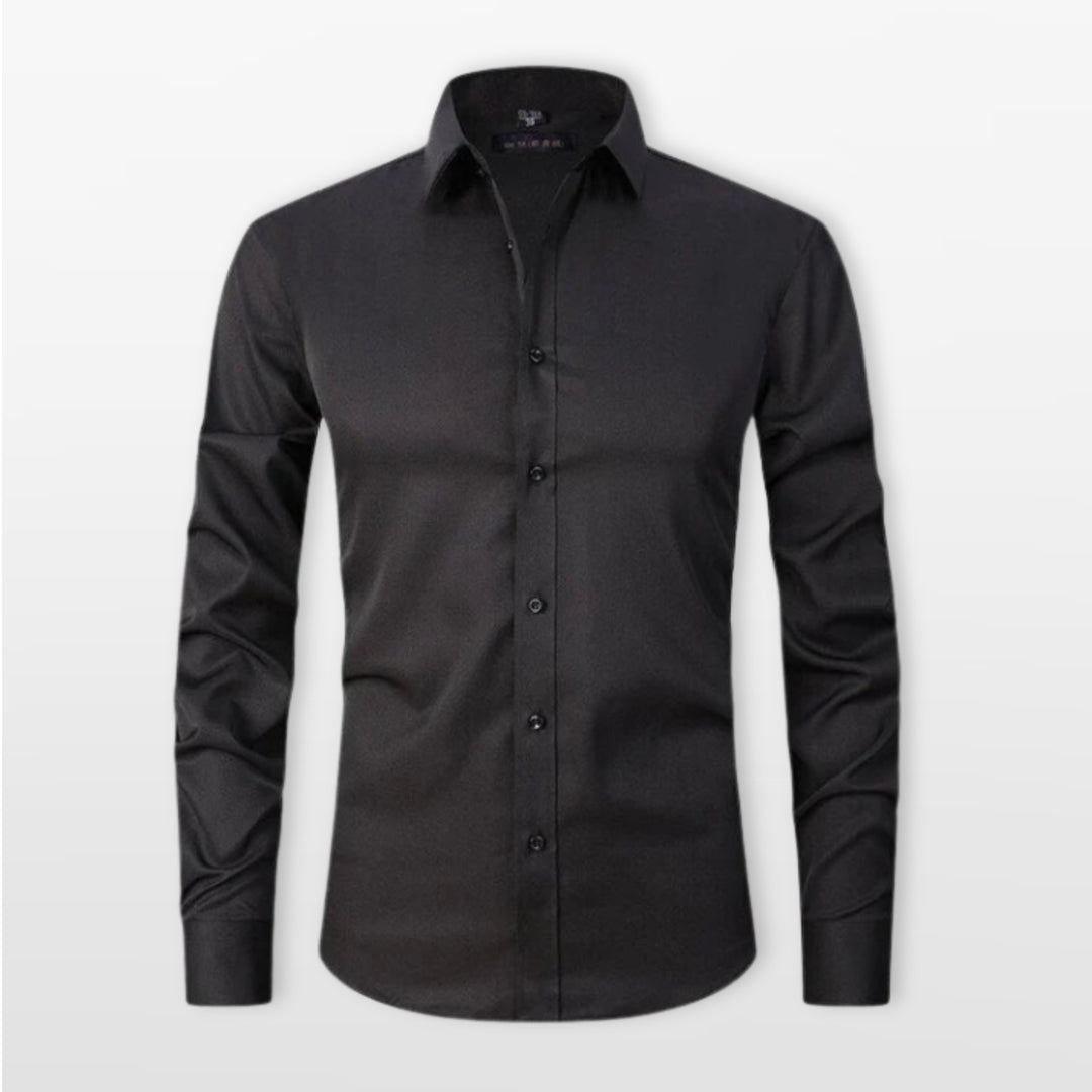 Chemise Ajustée Boutonnée Élégante Homme