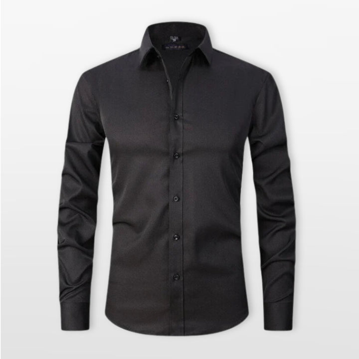 Chemise Ajustée Boutonnée Élégante Homme