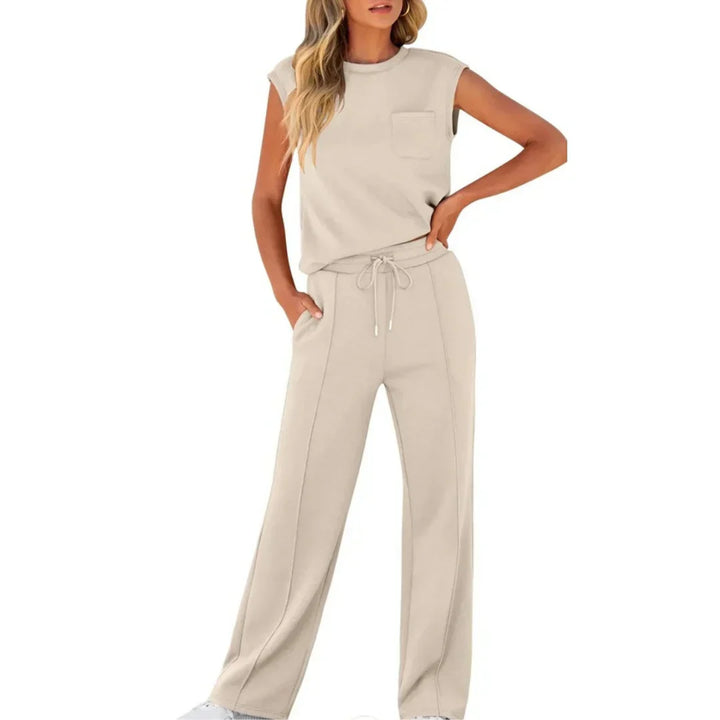 Ensemble 2 Pièces Haut Sans Manches Femme