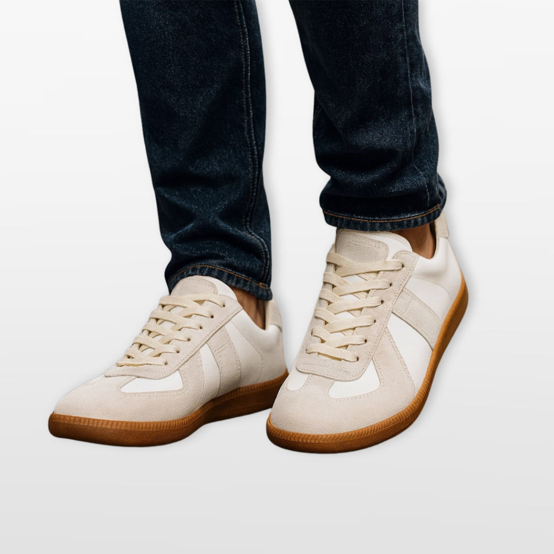 Baskets À Lacets Style Urbain Semelle Caoutchouc Homme