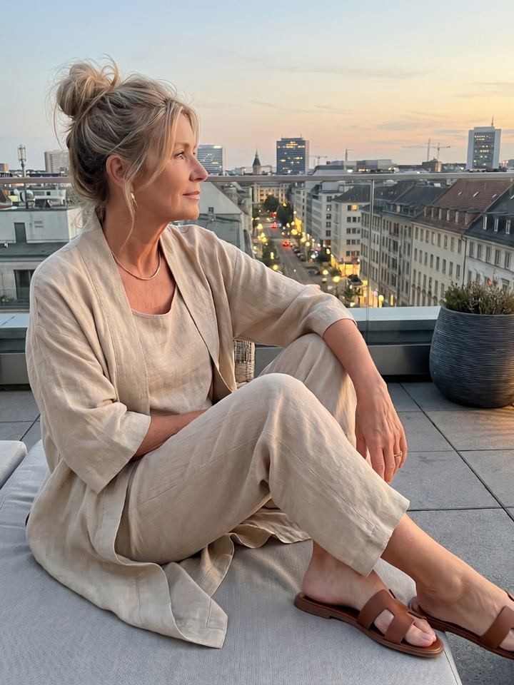 Ensemble Pantalon 3 Pièces Femme