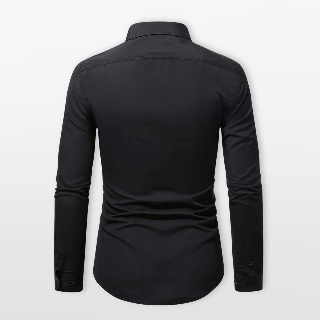 Chemise Ajustée Formelle Élégante Homme
