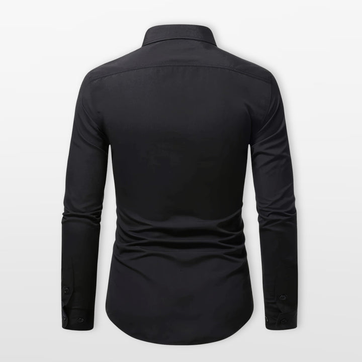 Chemise Ajustée Formelle Élégante Homme