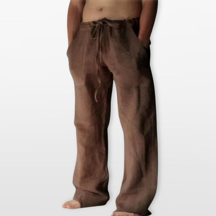 Pantalon Large Décontracté Cordon Homme