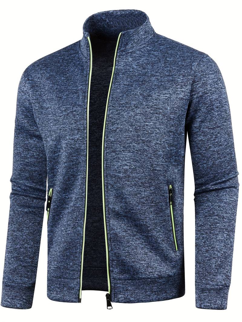 Veste Zippée à Col Montant Homme