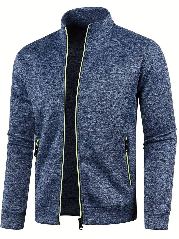 Veste Zippée à Col Montant Homme