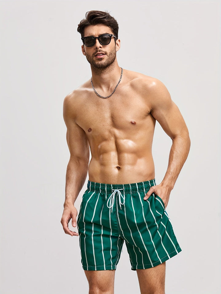 Short de Bain Rayé Homme