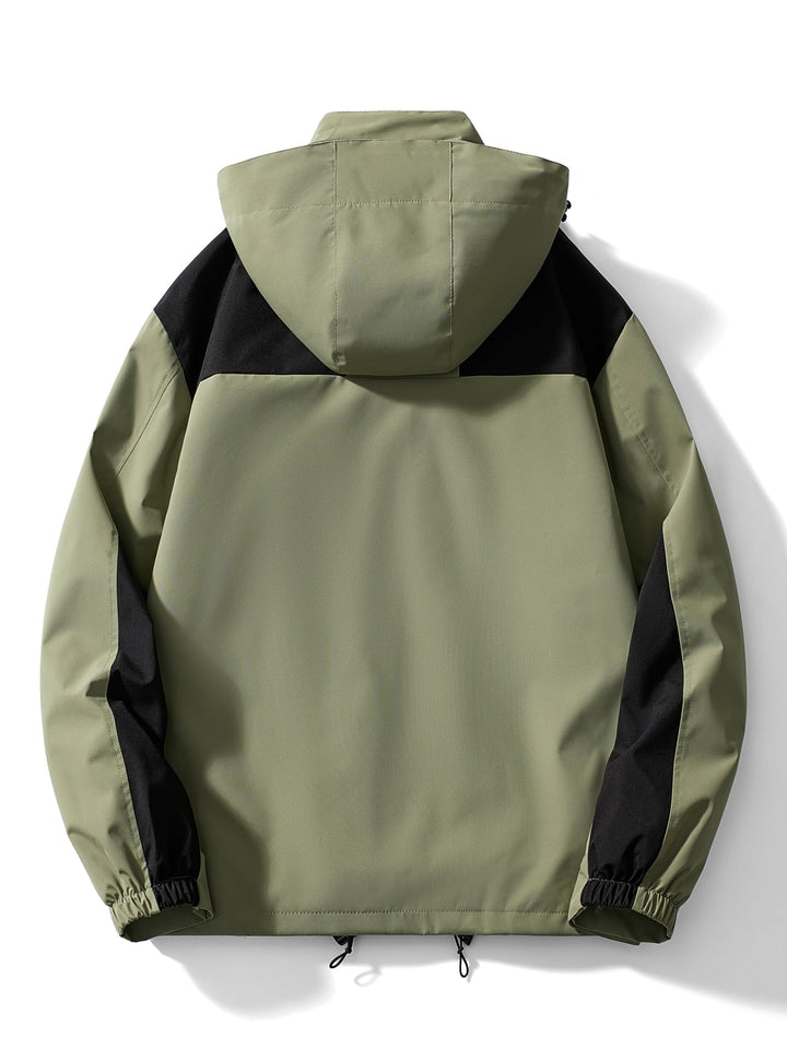 Veste à Capuche et Effet Superposé Homme