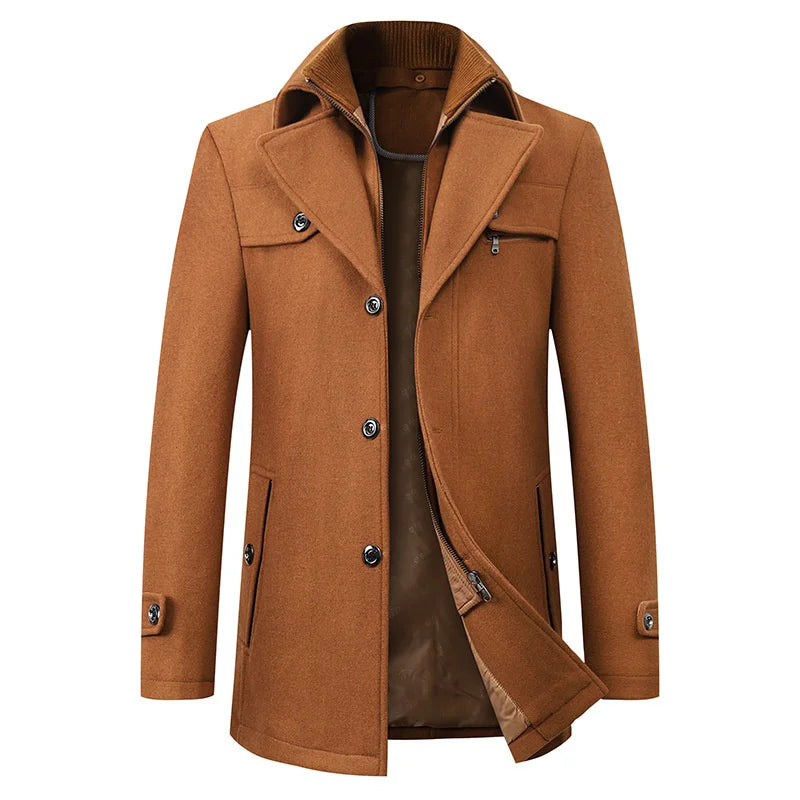 Veste Courte à Col Montant Homme