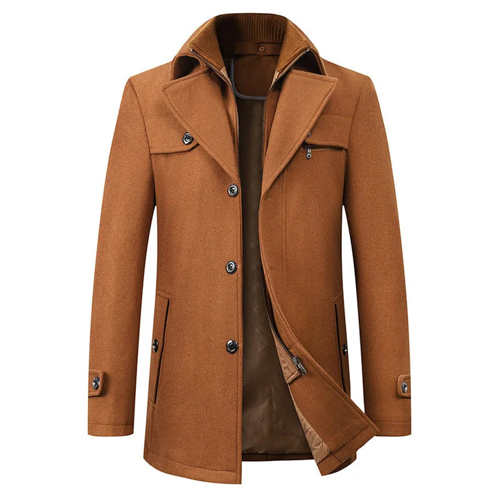 Veste Courte à Col Montant Homme
