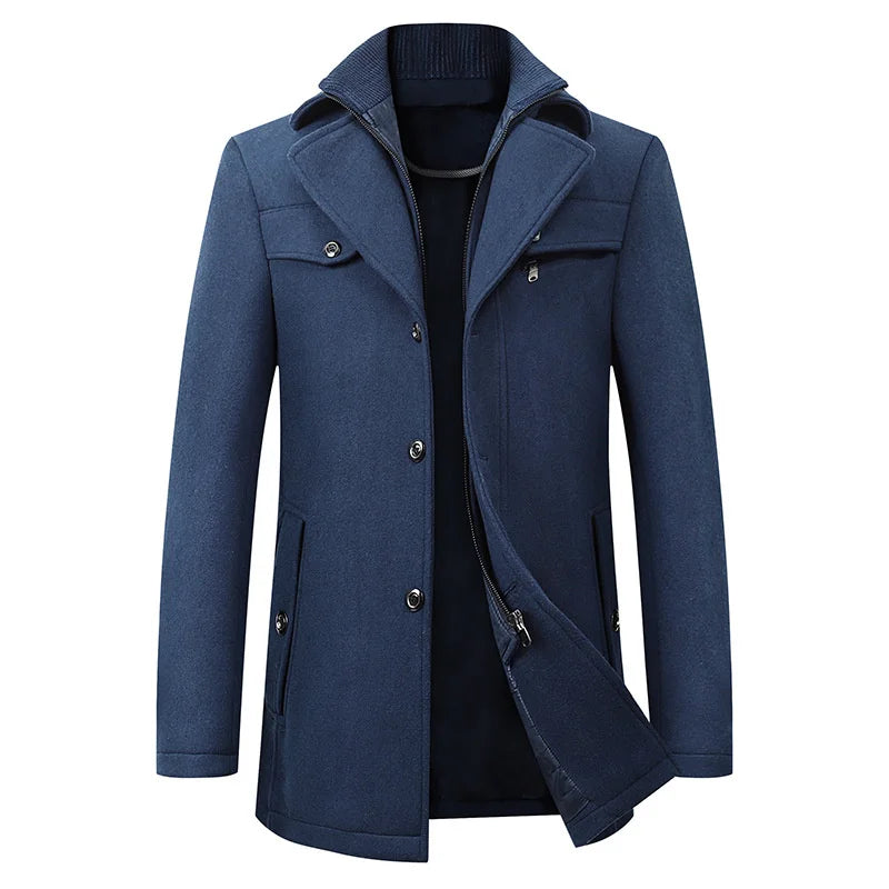 Veste Courte à Col Montant Homme