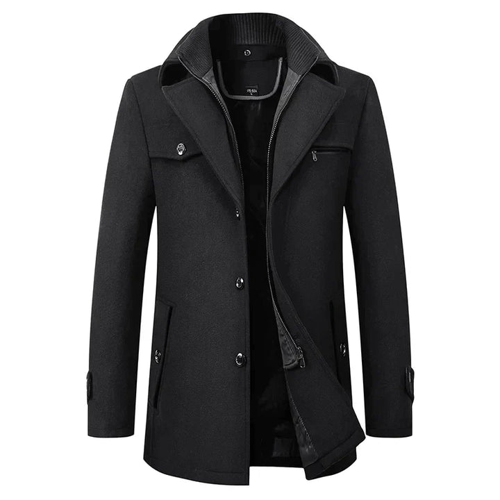 Veste Courte à Col Montant Homme