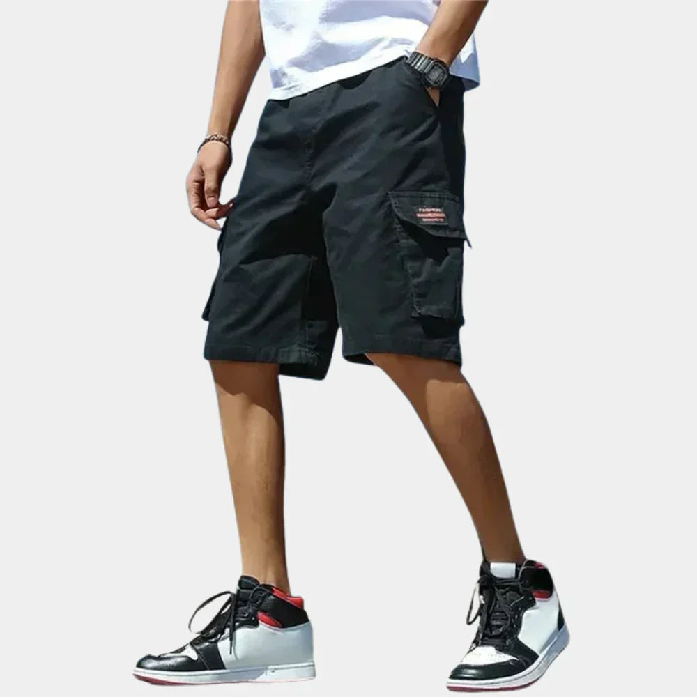 Short Cargo Décontracté Multi Poches Homme