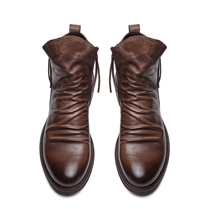 Bottines à Zip Latéral Homme