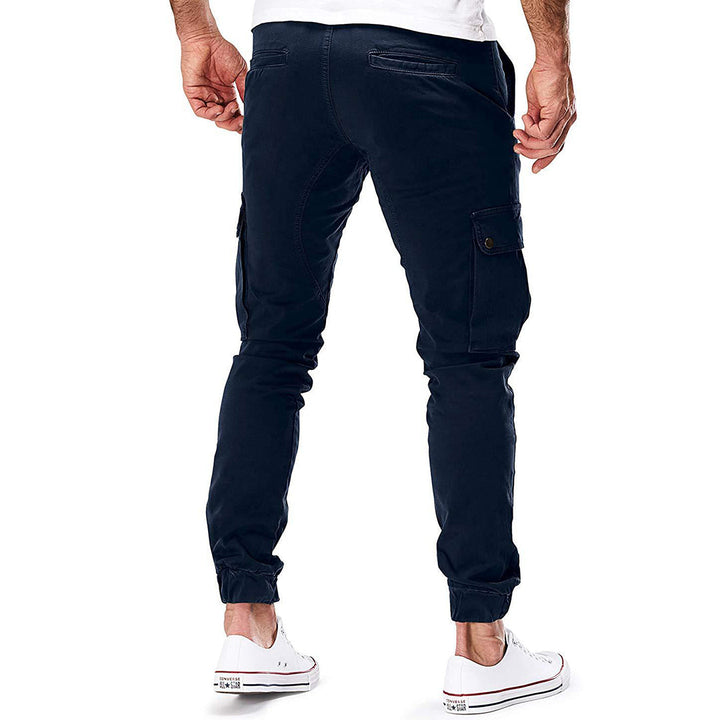 Pantalon Cargo Fuselé à Poches Homme