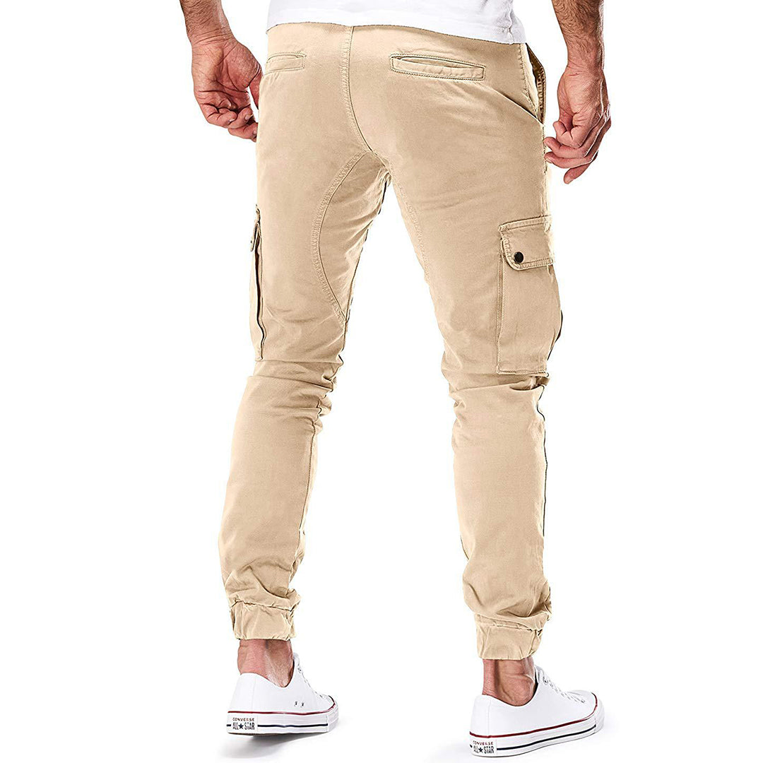 Pantalon Cargo Fuselé à Poches Homme
