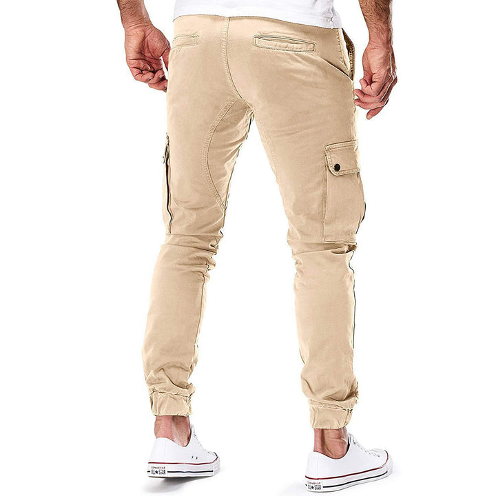 Pantalon Cargo Fuselé à Poches Homme