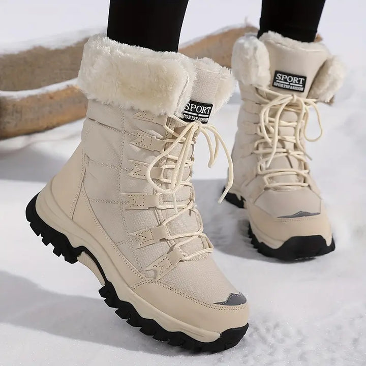 Bottes Montantes À Lacets Femme