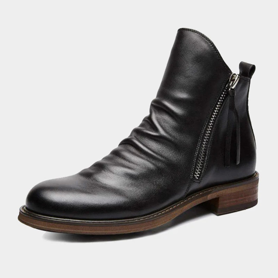 Bottines à Zip Latéral Homme