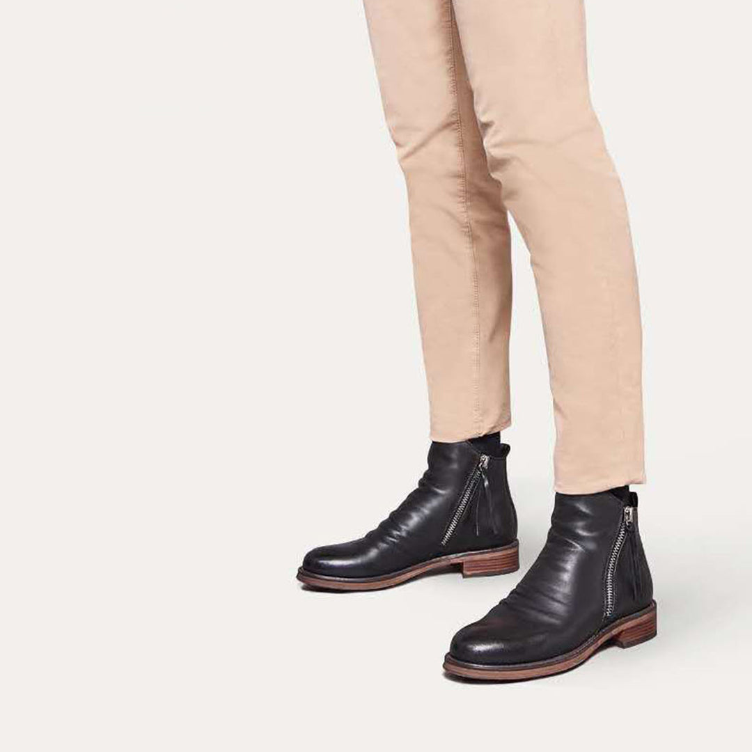 Bottines à Zip Latéral Homme