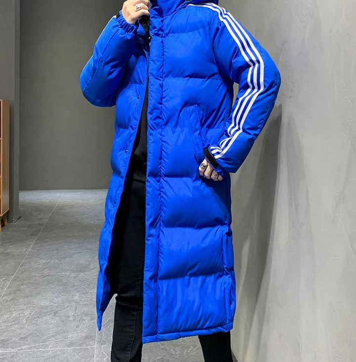 Doudoune Longue à Capuche Homme