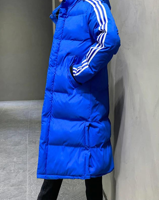 Doudoune Longue à Capuche Homme