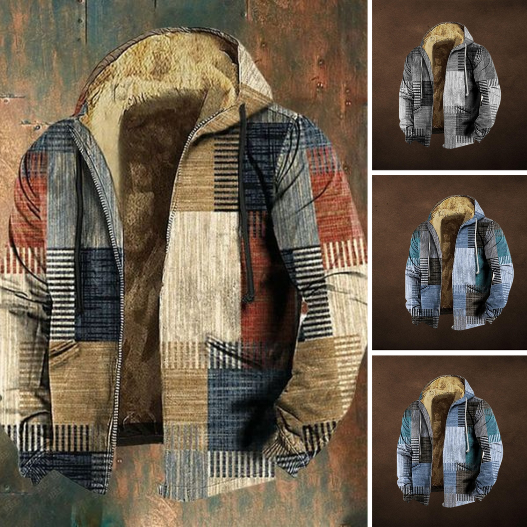 Veste à Capuche Motif Graphique Homme
