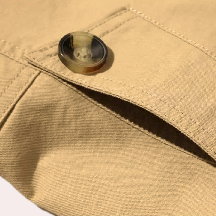 Trench-Coat Mi-Long Homme