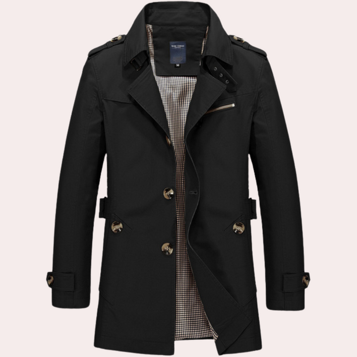 Trench-Coat Mi-Long Homme