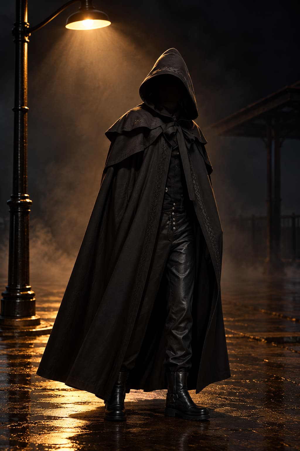 Cape Halloween Longue à Capuche Homme