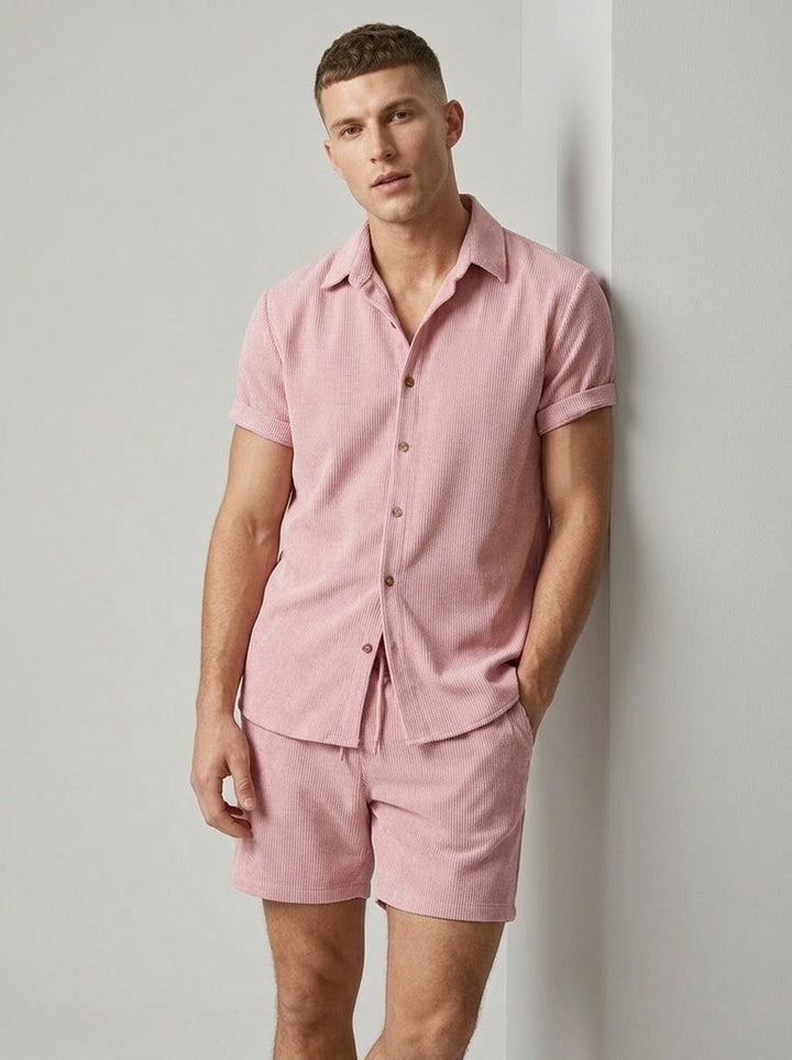 Ensemble Chemise Short Décontracté Homme