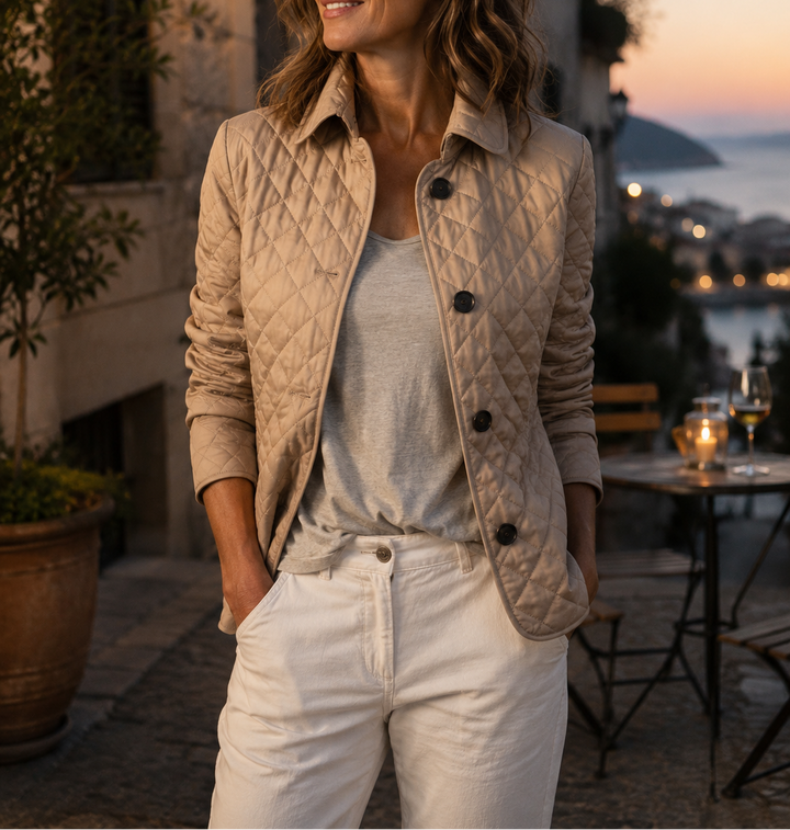 Veste Matelassée Courte Femme