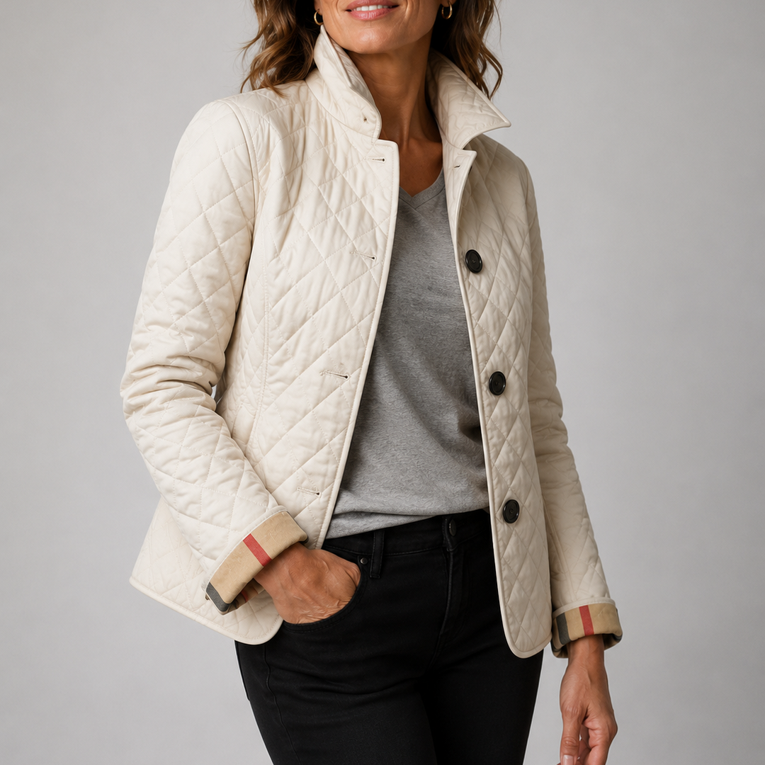 Veste Matelassée Courte Femme