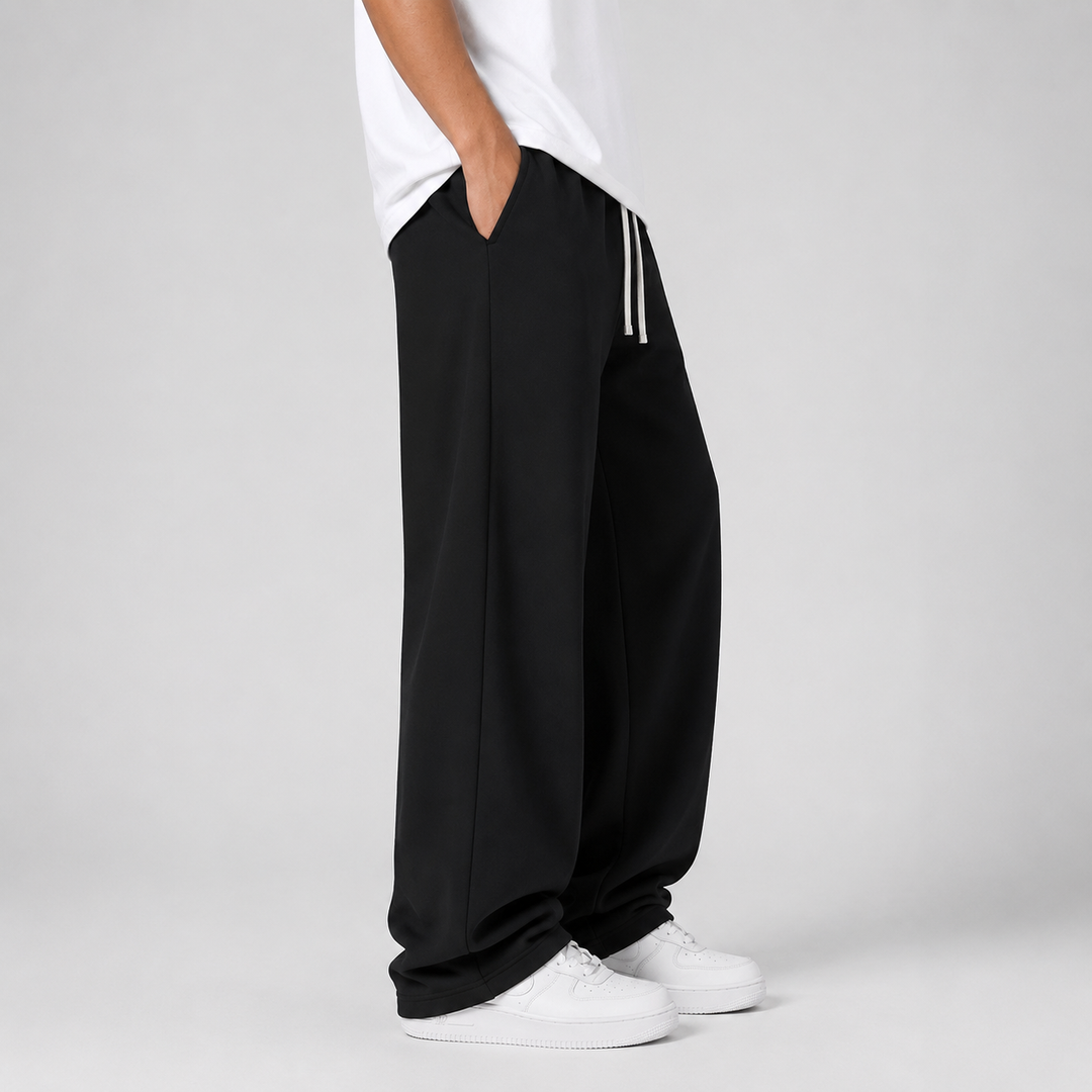 Pantalon Large à Cordon Homme