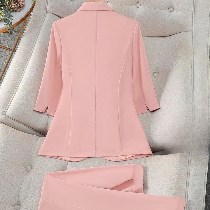Ensemble Tailleur Ceinturé Femme
