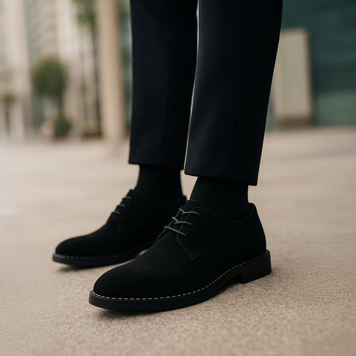 Derbies à Lacets Effet Daim Homme