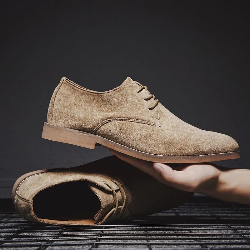 Derbies à Lacets Effet Daim Homme