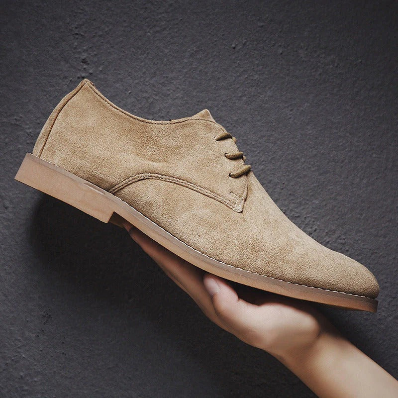 Derbies à Lacets Effet Daim Homme