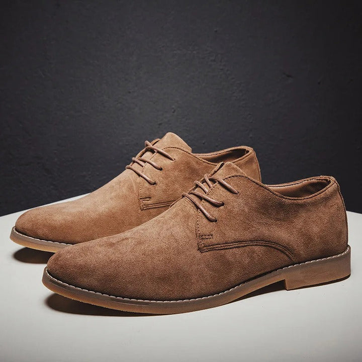 Derbies à Lacets Effet Daim Homme