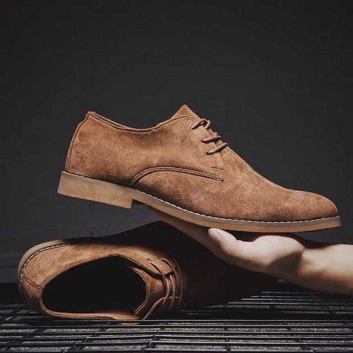 Derbies à Lacets Effet Daim Homme