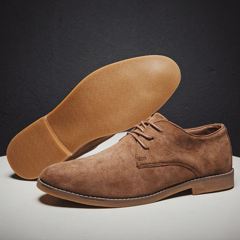Derbies à Lacets Effet Daim Homme