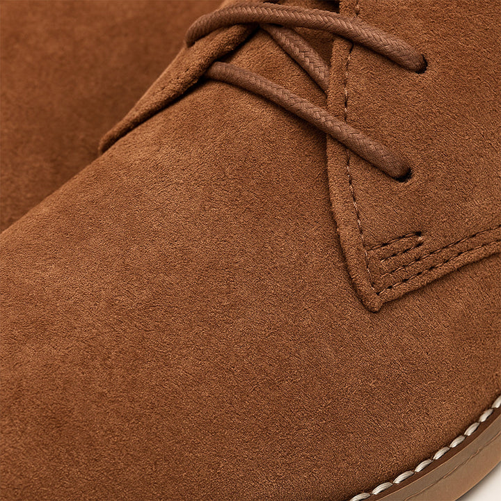 Derbies à Lacets Effet Daim Homme