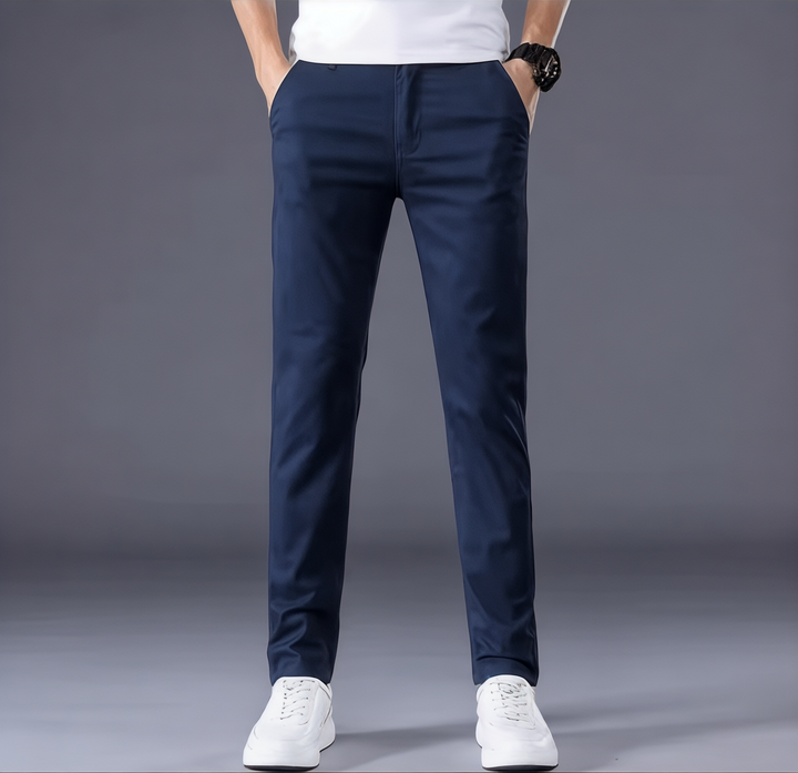 Pantalon Chino à Coupe Ajustée Homme