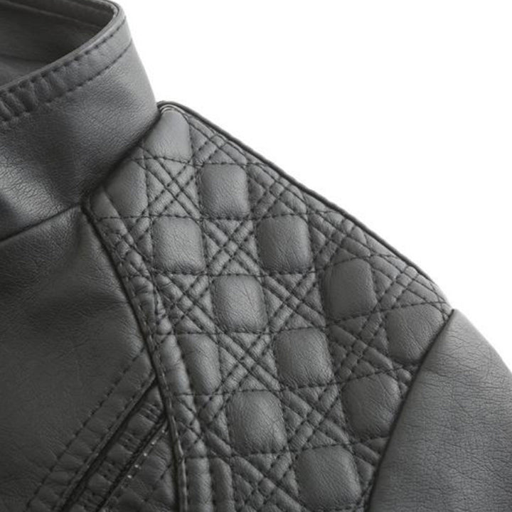 Veste Courte Col Montant Matelassé Femme