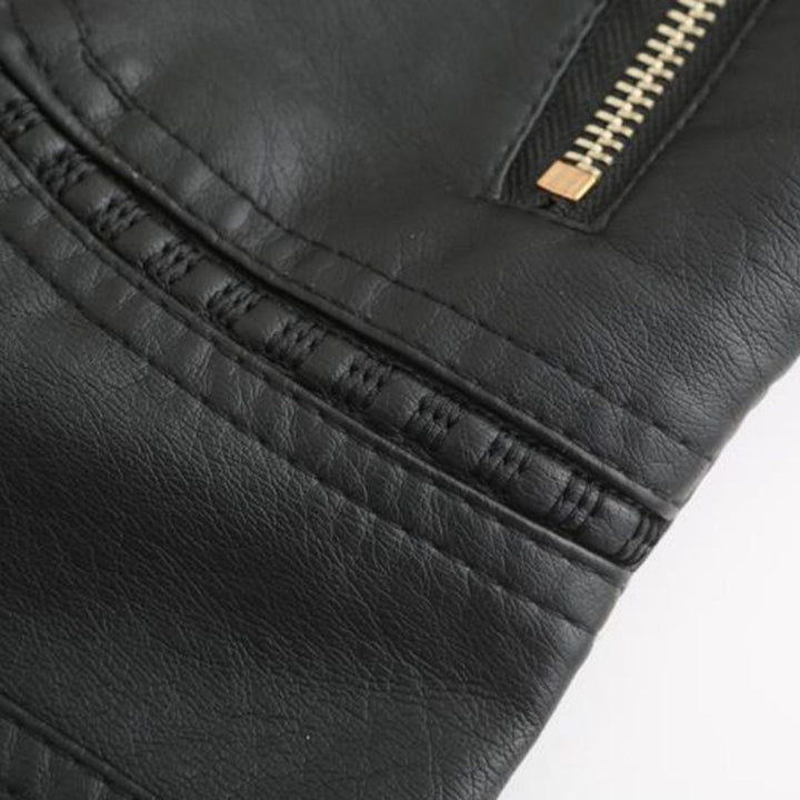 Veste Courte Col Montant Matelassé Femme