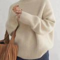 Pull Col Roulé En Maille Femme