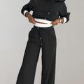 Women's two-piece hooded pants set