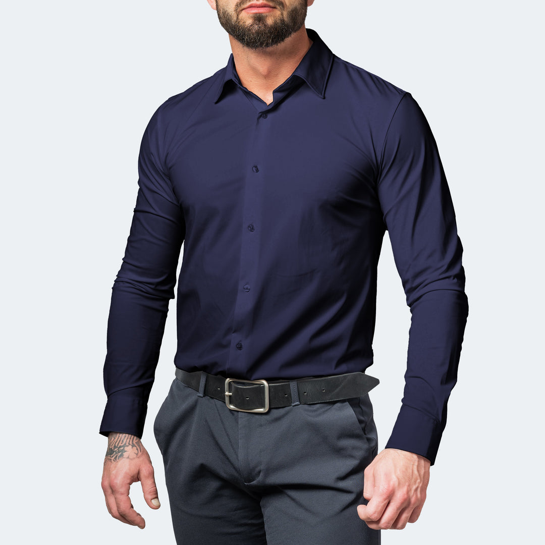 Chemise Stretch Élégante Homme
