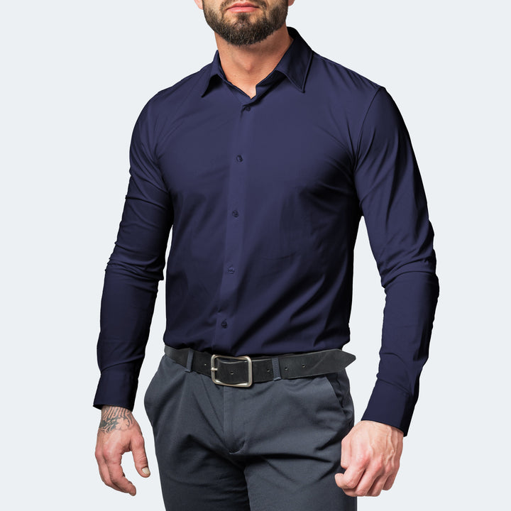 Chemise Stretch Élégante Homme