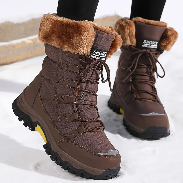 Bottes Montantes À Lacets Femme